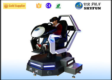 Simulator van de de Werkelijkheidsmotie van het raceautospel de Virtuele met Stuurwiel