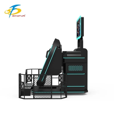 SKYFUN 360° Volledige Rotatie VR Motion Simulator Rit | Meeslepende Virtual Reality Stoel met Dynamisch Platform, AR/VR Game Content, 4K Headset, Bewegingstracking, Haptische Feedback en Multiplayer Ondersteuning