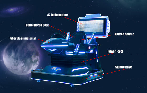 SKYFUN Premium 9D VR Flight Simulator biedt een zeer meeslepende en realistische vliegervaring. Volledig aanpasbaar, gebouwd met superieure kwaliteit, perfect voor entertainment en training.