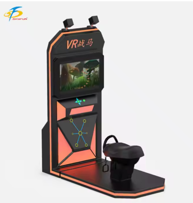 VR Paardrij Simulator – Realistische Zwaaibeweging Stoel, HTC Vive Draadloze VR Headset, 32-inch Monitor