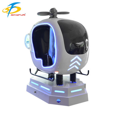 9D VR Vliegtuigvluchtsimulator – Interactieve Helikopter & Vliegtuig VR-game, Beweging in meerdere graden, Joystickbesturing, High-Definition VR-ervaring voor arcades