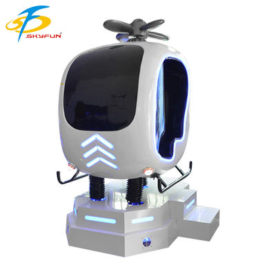 9D VR Vliegtuigvluchtsimulator – Interactieve Helikopter & Vliegtuig VR-game, Beweging in meerdere graden, Joystickbesturing, High-Definition VR-ervaring voor arcades