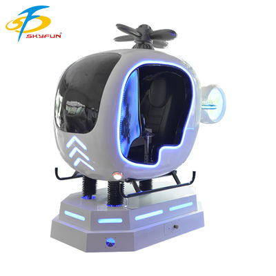 9D VR Vliegtuigvluchtsimulator – Interactieve Helikopter & Vliegtuig VR-game, Beweging in meerdere graden, Joystickbesturing, High-Definition VR-ervaring voor arcades