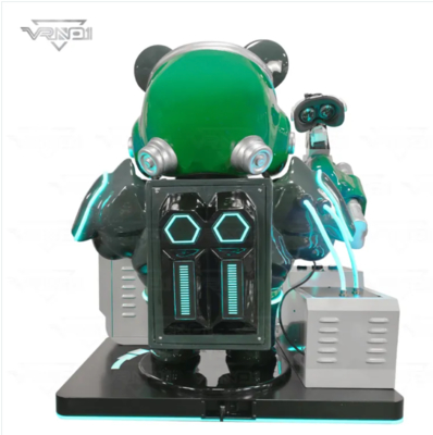 VR Panda Soldier – Geavanceerde Interactieve VR Schietmachine met 7 Spellen, Speelgoeddispenser, Ondersteuning voor Meerdere Betaalmethoden & Aanpasbaar Panda-ontwerp voor Arcadehallen