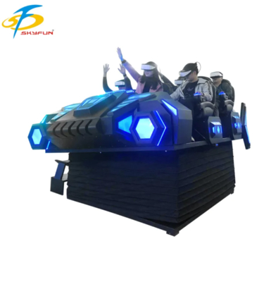9D VR 6 zitplaatsen Cinema Chair ️ Multi-Person VR Simulator met meer dan 100 films, 15 interactieve games, Deepoon VR-brillen