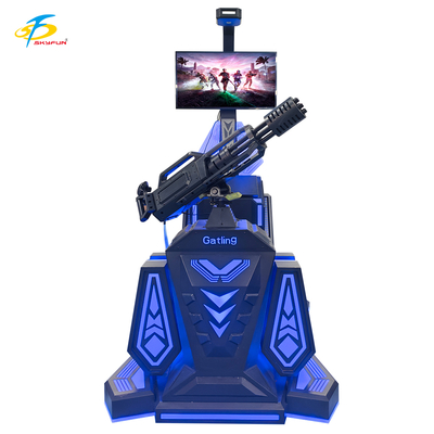 9D VR Gatling Shooting Simulator   HTC Vive VR Gun Game met 42-inch LCD-scherm, 5 spannende games