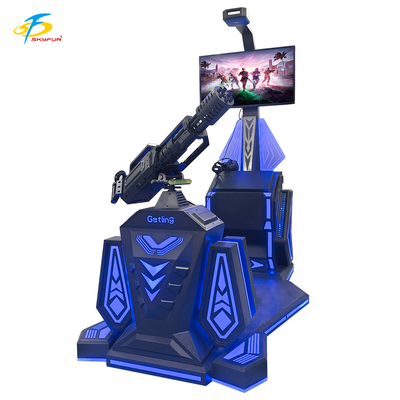 9D VR Gatling Shooting Simulator   HTC Vive VR Gun Game met 42-inch LCD-scherm, 5 spannende games