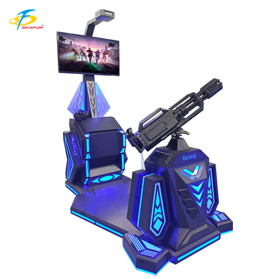 9D VR Gatling Shooting Simulator   HTC Vive VR Gun Game met 42-inch LCD-scherm, 5 spannende games