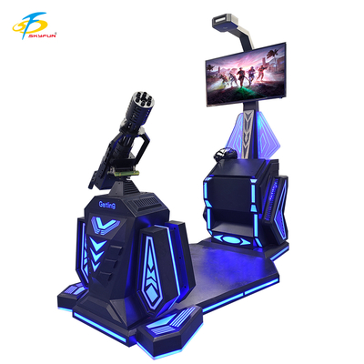 9D VR Gatling Shooting Simulator   HTC Vive VR Gun Game met 42-inch LCD-scherm, 5 spannende games