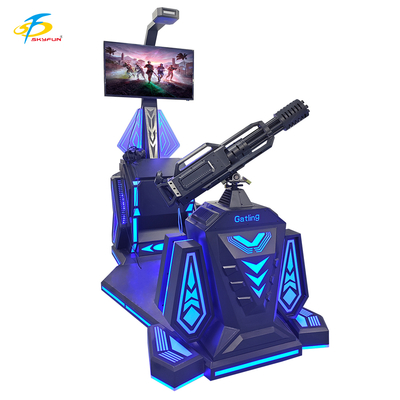 9D VR Gatling Shooting Simulator   HTC Vive VR Gun Game met 42-inch LCD-scherm, 5 spannende games