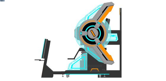 FUN Cinema 4 Seat VR Cinema Simulator∙ Multiplayer 9D VR Motion Ride met groot voorscherm, Splicing Design, DPVR Glasses & Dynamic Special Effects ∙ SKYFUN Manufacturer