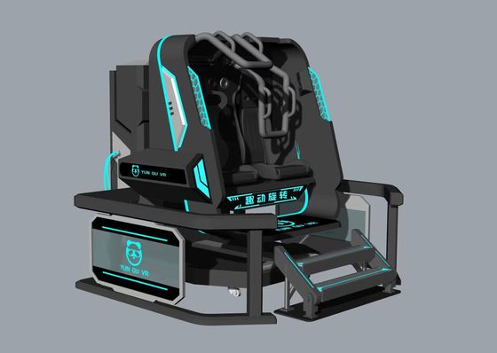 Leuke Rotating Star 2 Seat VR Simulator. 360° Oneindige rotatie, compact ontwerp, 20 games met speciale effecten, DPVR E3S bril en 32 inch monitor