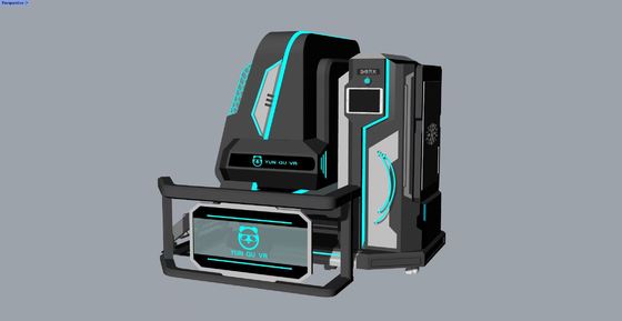 Leuke Rotating Star 2 Seat VR Simulator. 360° Oneindige rotatie, compact ontwerp, 20 games met speciale effecten, DPVR E3S bril en 32 inch monitor