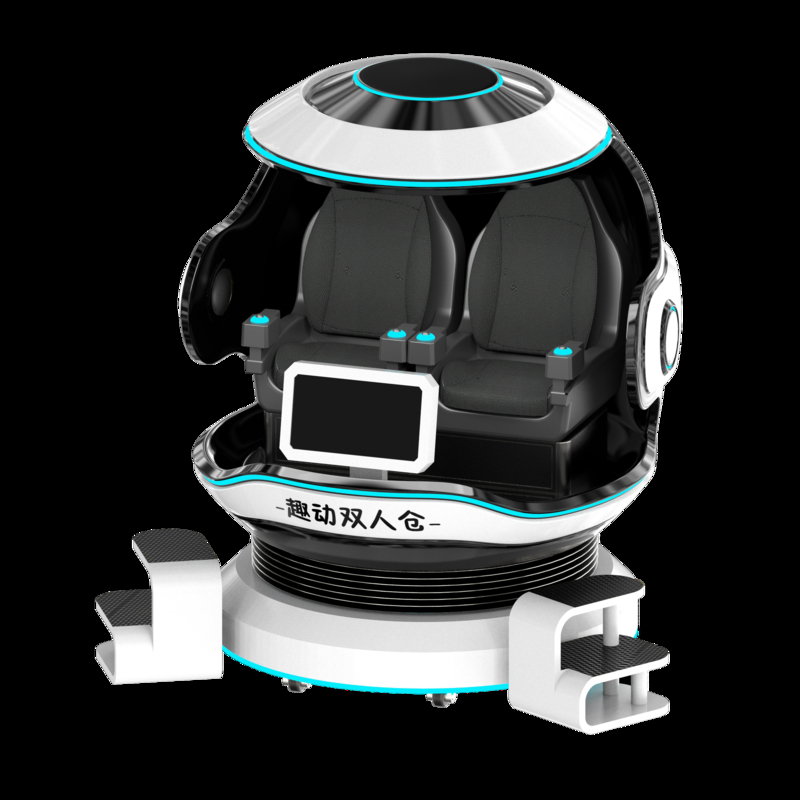 Fun Panda 2 Seat VR Cinema Simulator. Kindvriendelijk panda-ontwerp, 20+ speciale games, veilige racesitjes, DPVR-brillen en bewegingseffecten   SKYFUN China Manufacturer