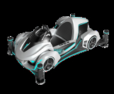 FUN 4 DOF Racing Car Simulator. 4-Axis Motion, Ultra-Large Curved LCD, Logitech G29 stuurwiel, 5 games, 42-inch monitor