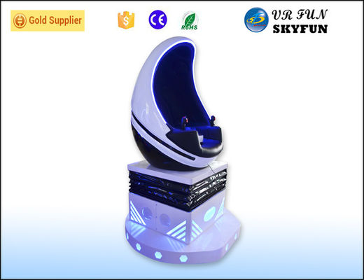 Enig Seat-de Bioskoop van de Eivorm 9D VR met 3D VR-Hoofdtelefoonglazen voor Luna Parkmateriaal