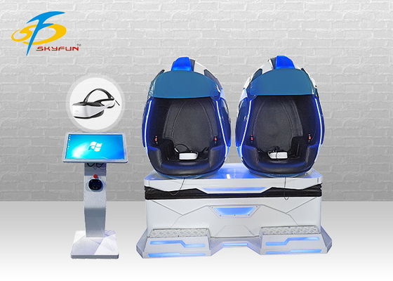 De aantrekkelijke Stoel van het Pretparkvr Ei + de Bioskoop van 9D VR met het Schieten van Spel