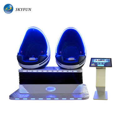 Zit het Dubbele Seat 9D VR Ei van Skyfunimmersive de Glazen van Tweede Generatiedeepoon voor